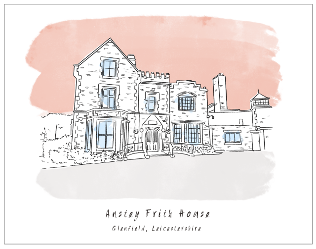 Drawing of Anstey Frith House