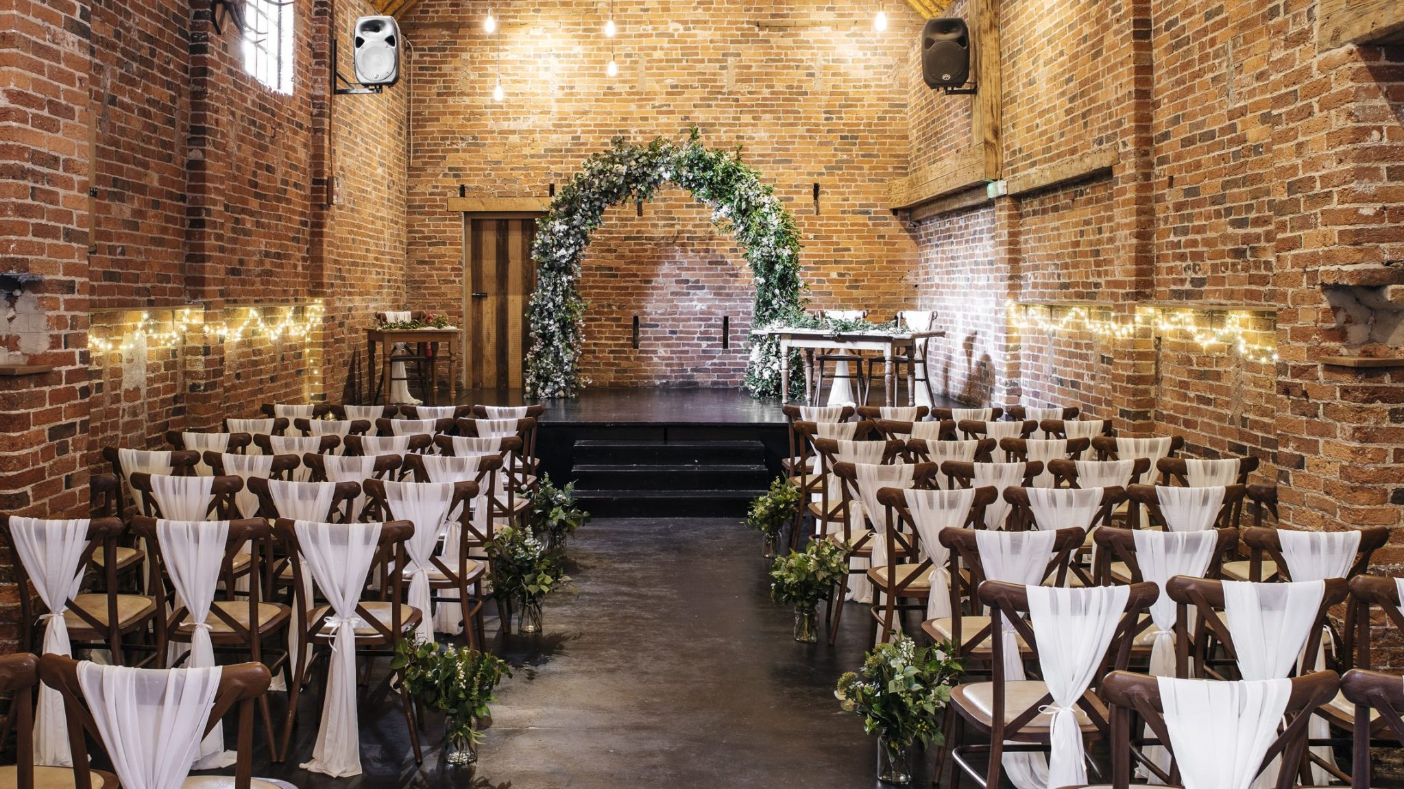 Donington Park Farmhouse ceremony room