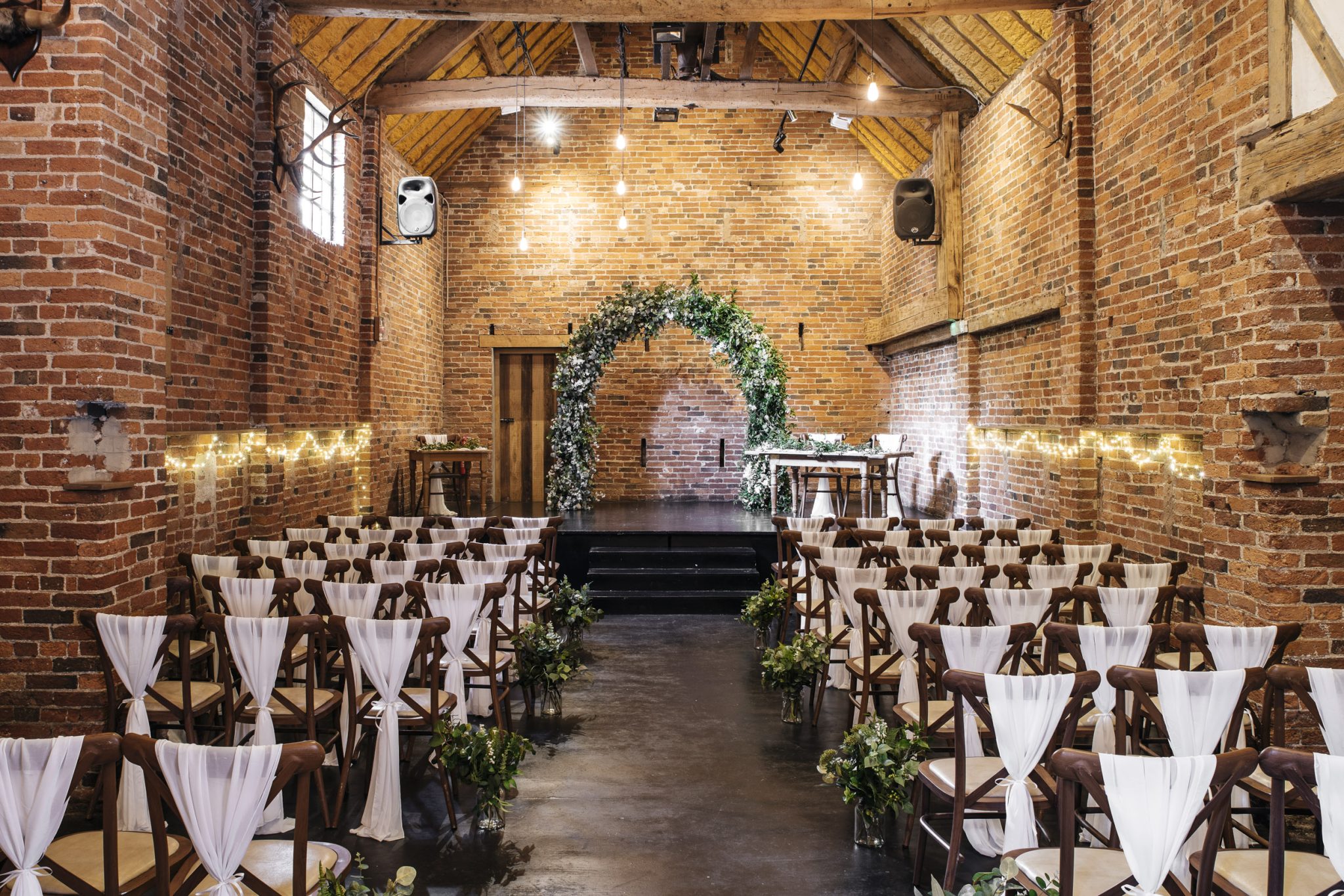 Donington Park Farmhouse ceremony room