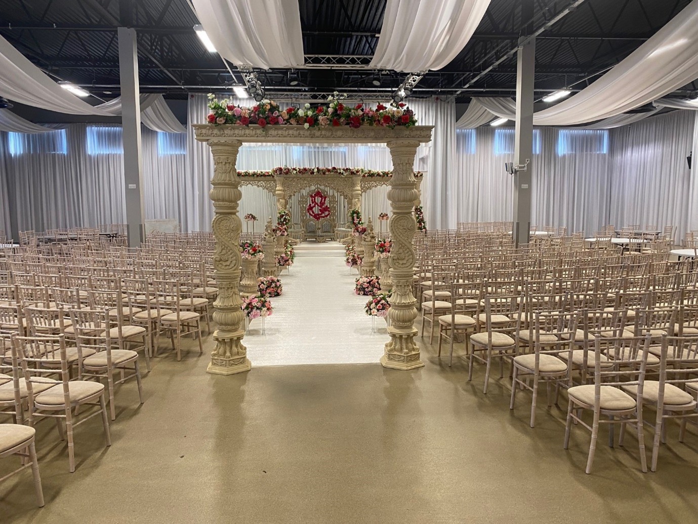 Leicester Racecourse Ceremony Room with Archway