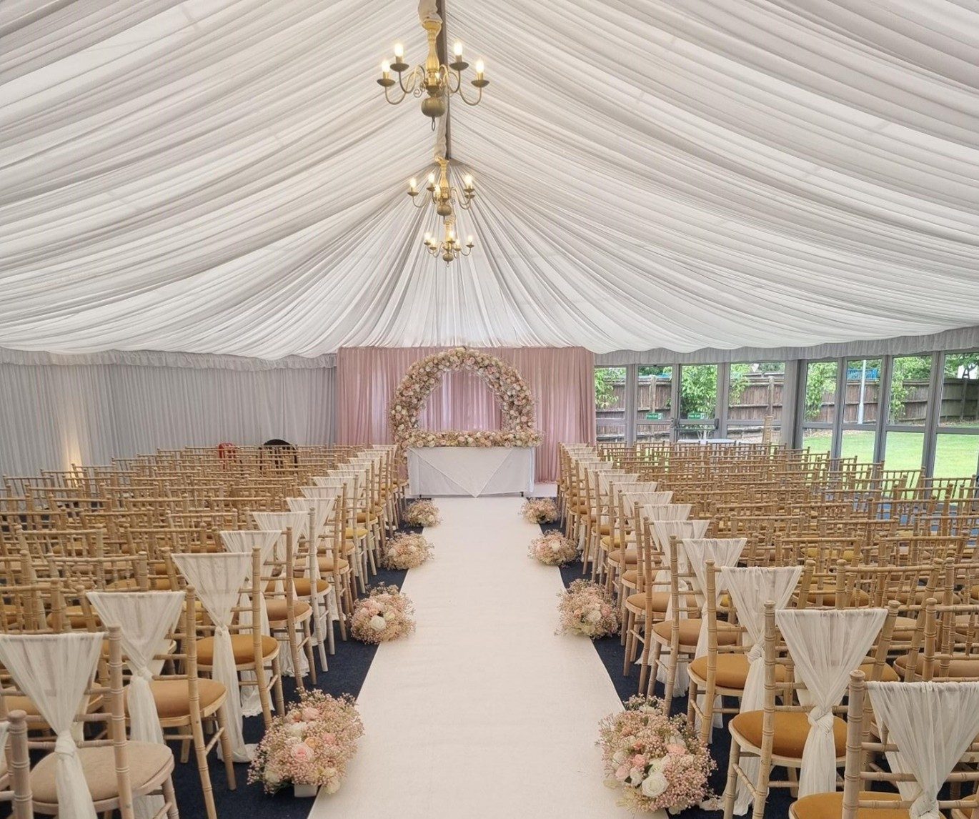 Leicester Racecourse Wedding Marquee