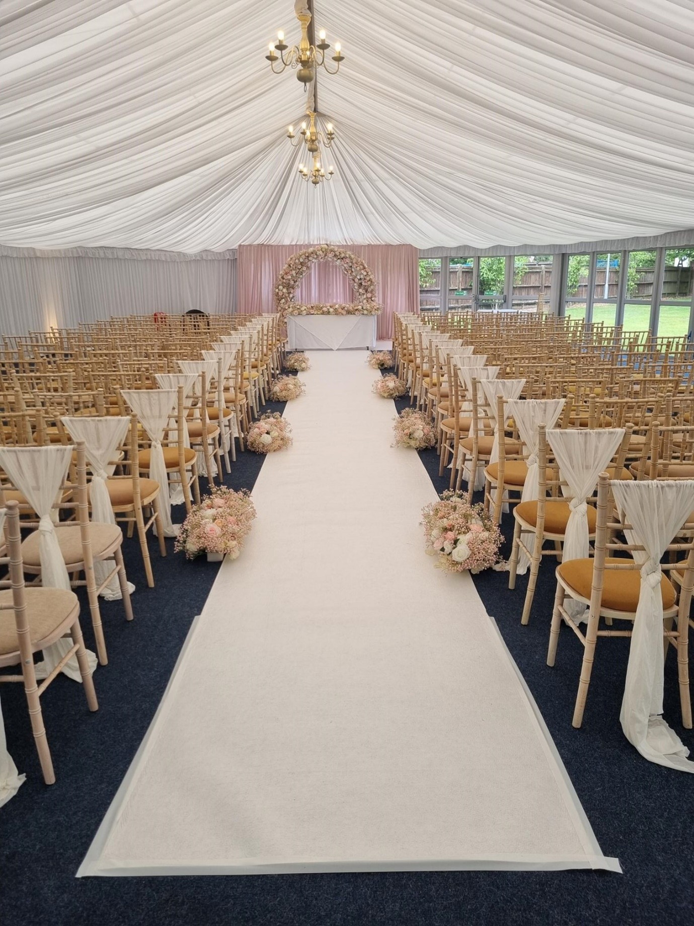 Leicester Racecourse Wedding Marquee