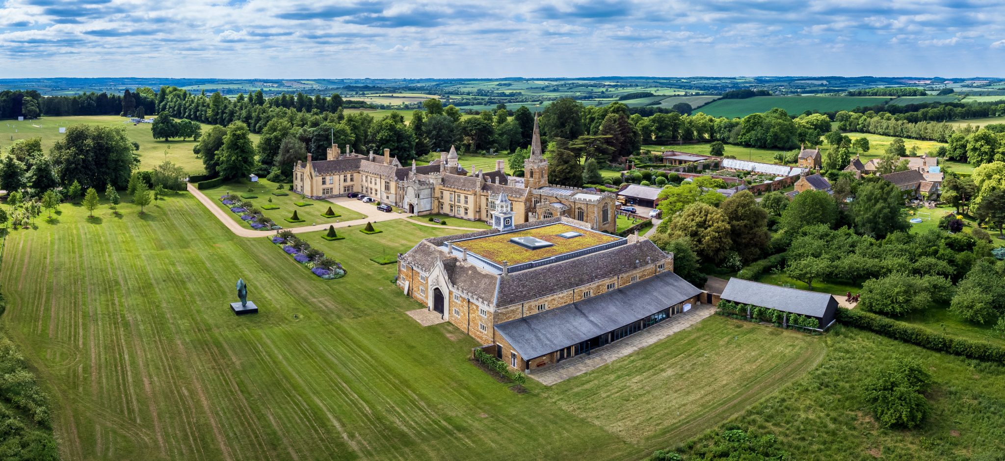 Overhead photo of Nevill Holt