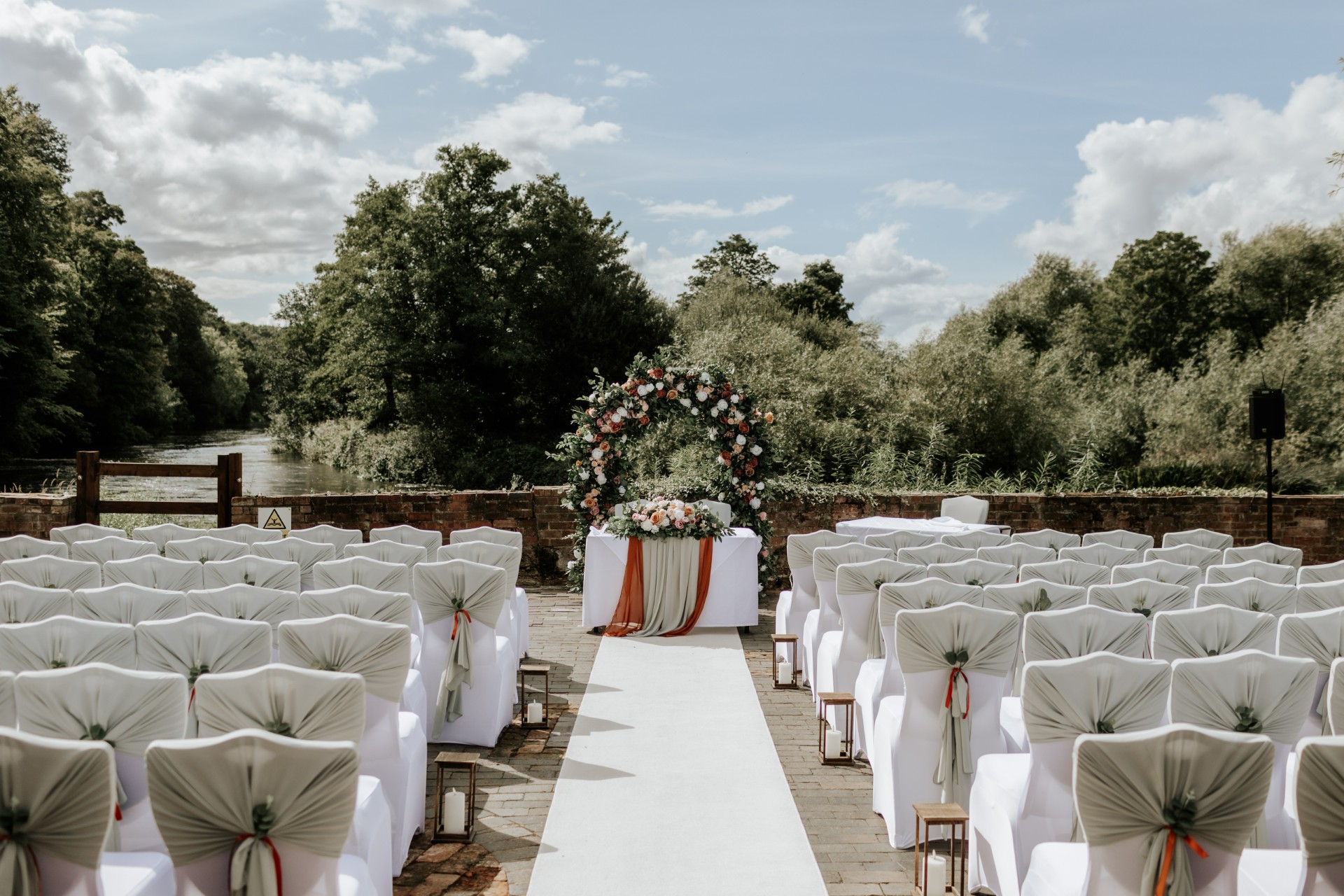 The Priest House outdoor ceremony