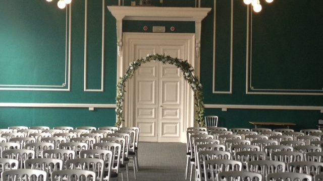 Loughborough Town Hall Vic Wedding Ceremony Room