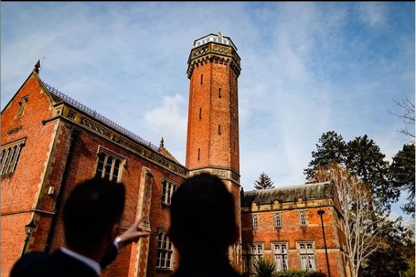 The Pumping Station Groom looking at the building