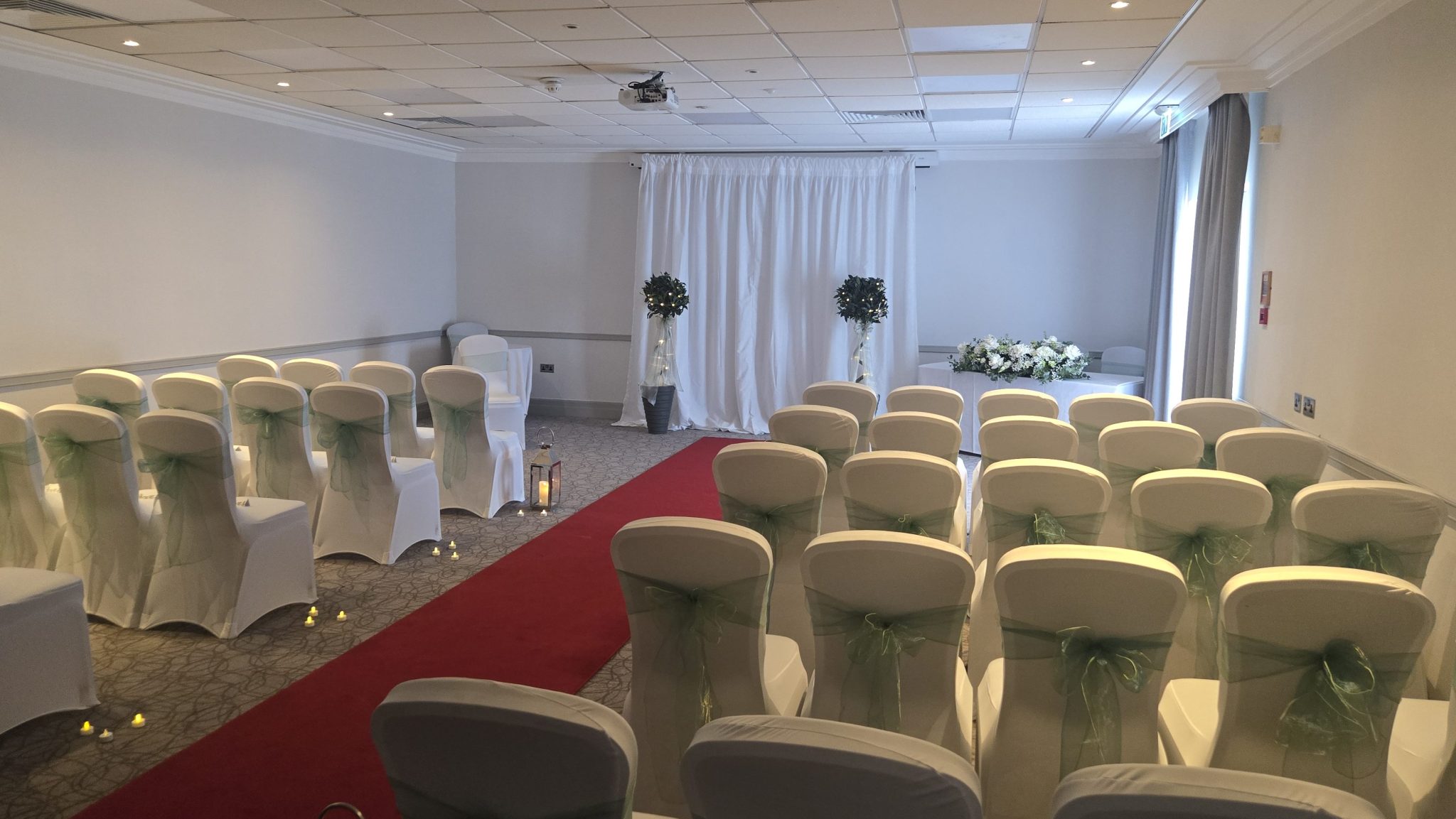 Hilton East Midlands ceremony set-up