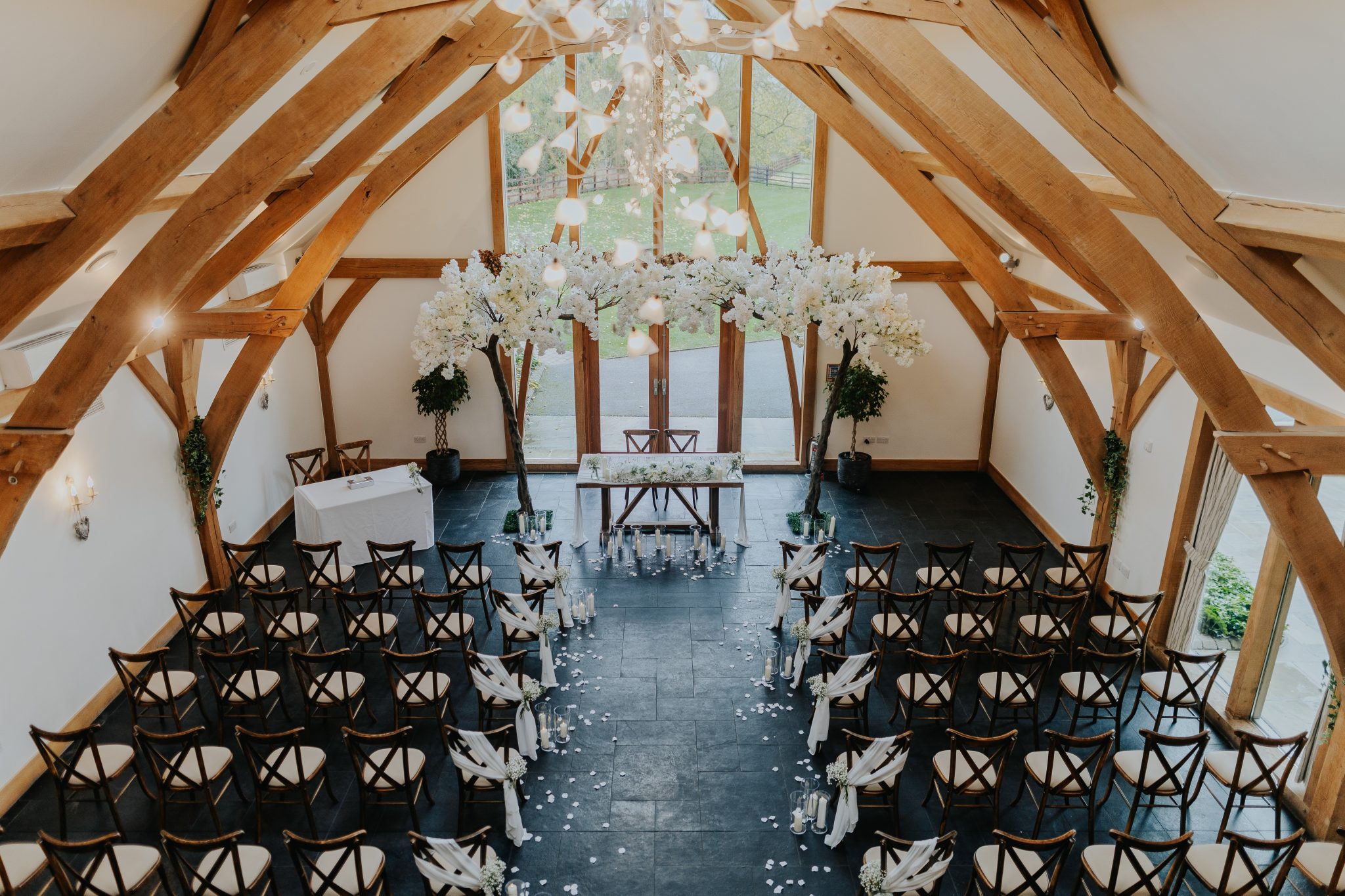 Mythe Barn ceremony room