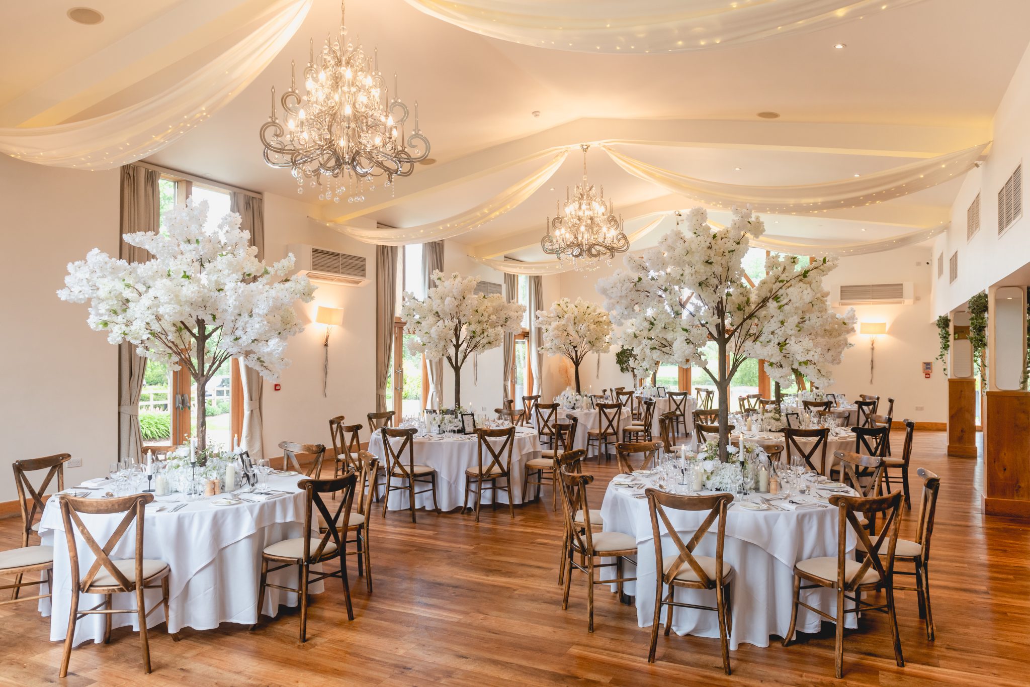 Mythe Barn reception set up