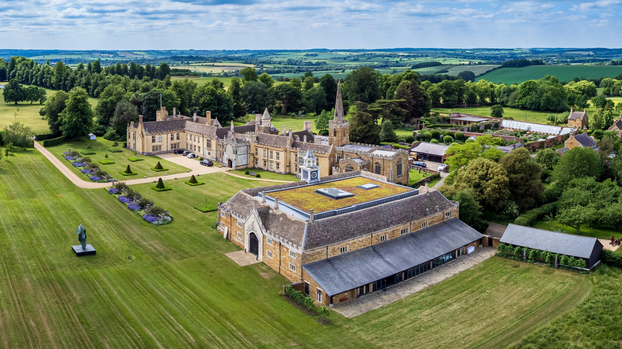 Overhead photo of Nevill Holt